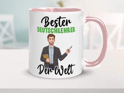 Bester Deutschlehrer | Lehrer Schule v2 lustiger Spruch Geschenk Humor