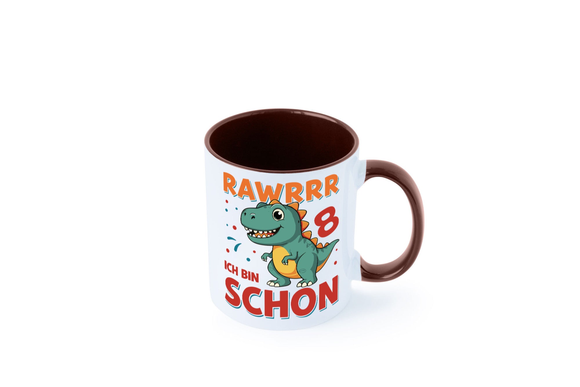 8. Geburtstag | 8 Jahre Raw ich bin schon T-Rex Geschenk Geschenkidee lustiger