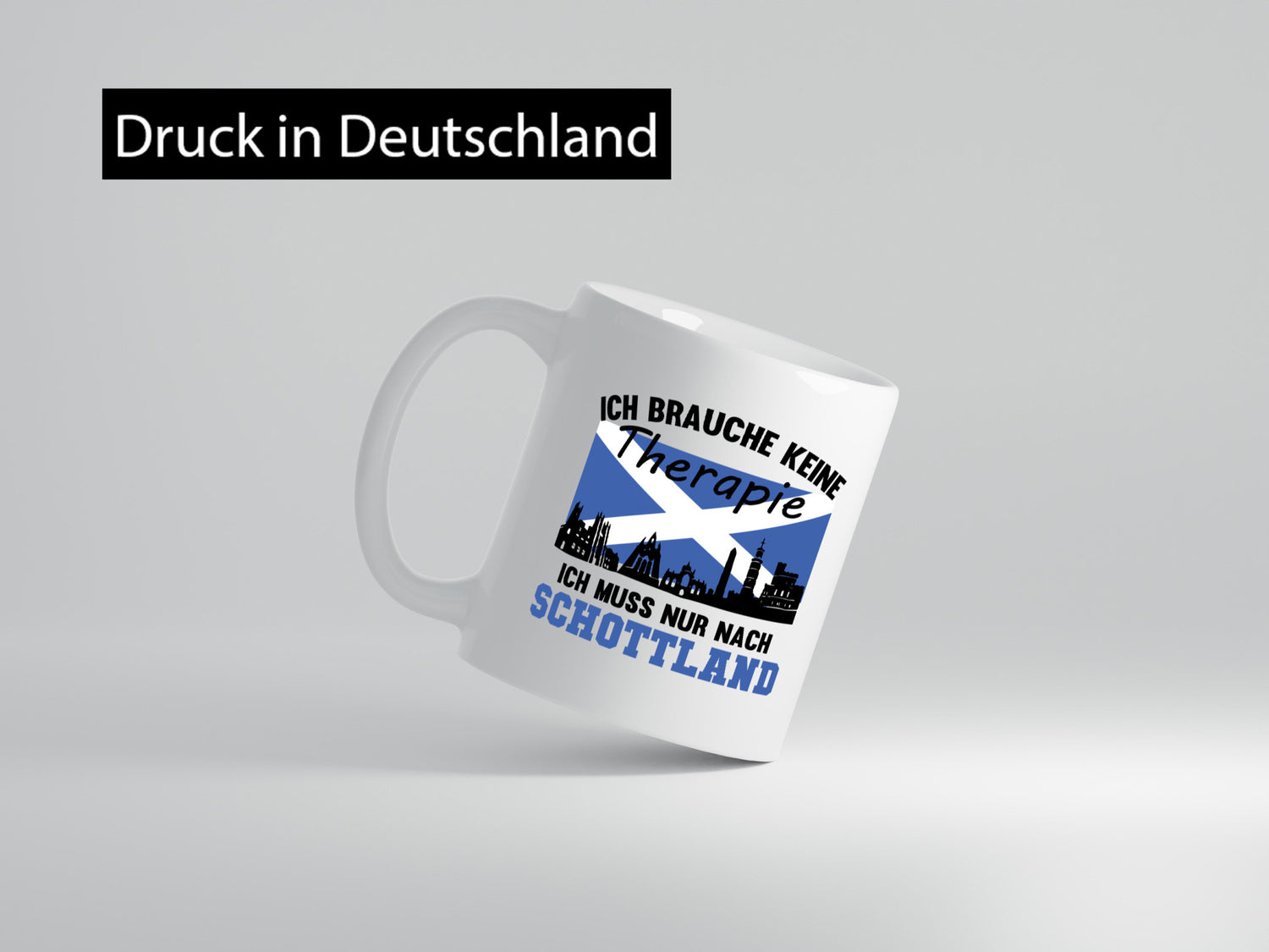 Ich muss nach Schottland | Urlaub, Humor, Geschenkidee, Tasse