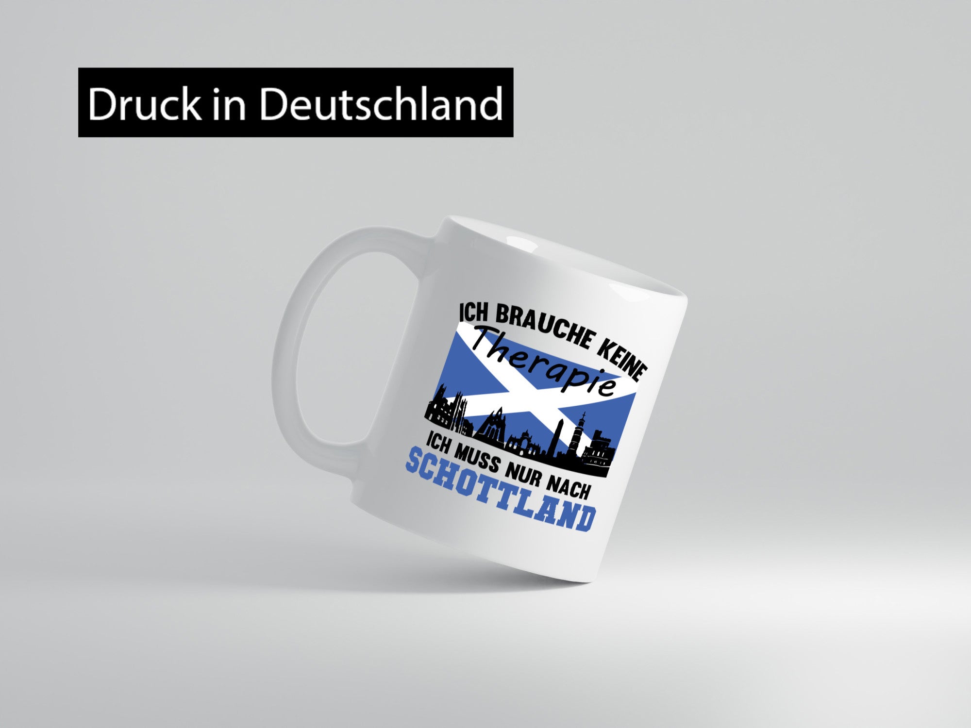 Ich muss nach Schottland | Urlaub, Humor, Geschenkidee, Tasse