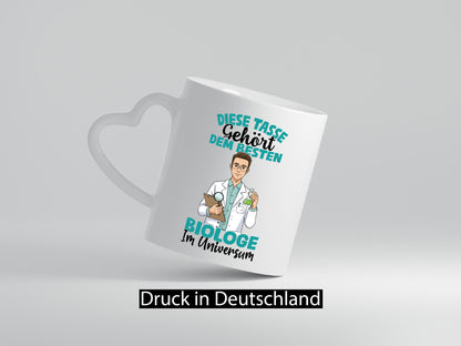 Im Universum: Biologe | Biologie Naturforscher Humor Geschenkidee Tasse