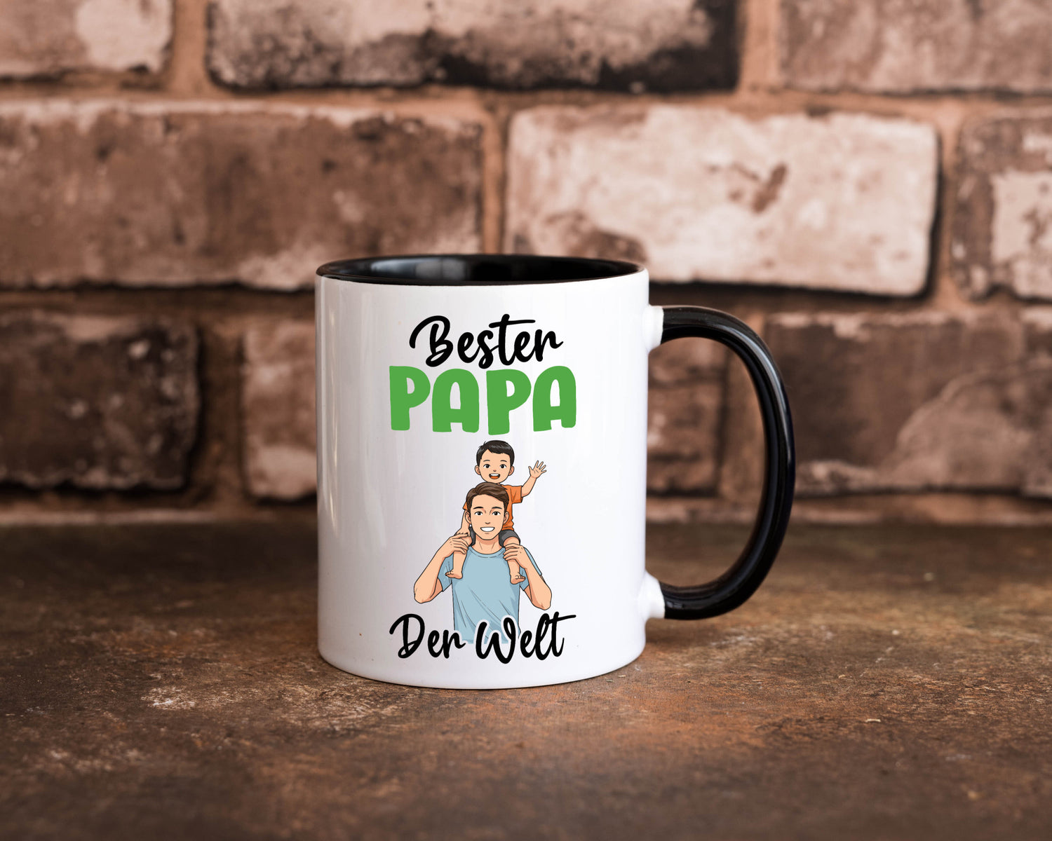 Bester Papa | Vatertag Daddy Familie lustiger Spruch Geschenk Geschenkidee Tasse