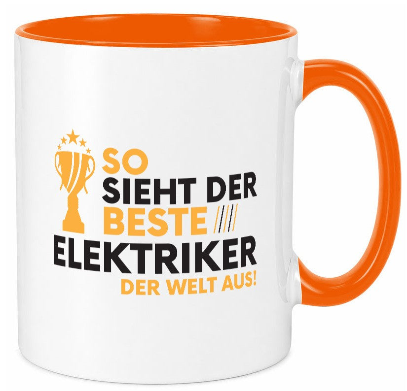 Der Weltbeste Elektriker | Elektronik Elektrotechnik lustiger Spruch Geschenk Tasse