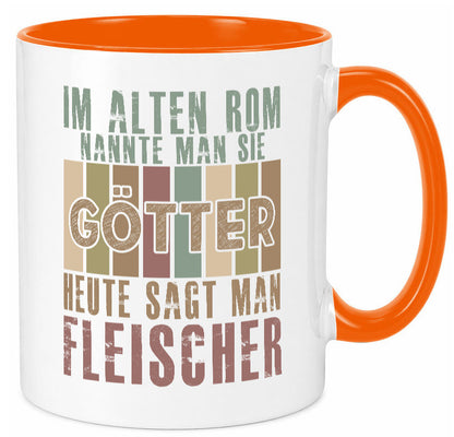 Heute sagt man: Fleischer | Schlachterei Humor Geschenkidee Tasse