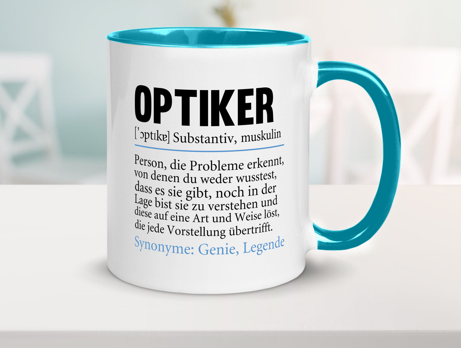 Optiker | Spruch Augenoptiker Beruf Humor v2 lustiger Geschenk Arbeit Kollegen