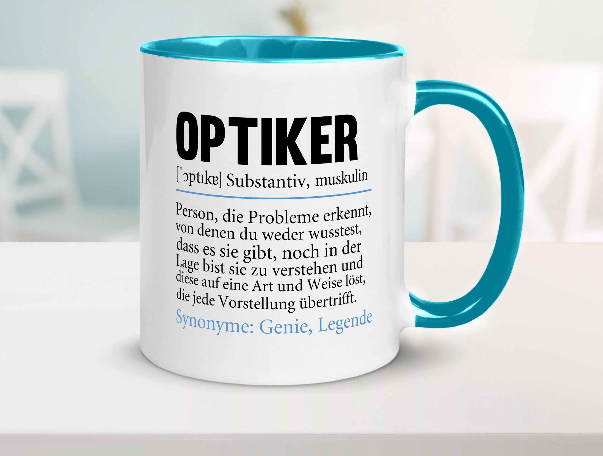 Optiker | Spruch Augenoptiker Beruf Humor v2 lustiger Geschenk Arbeit Kollegen