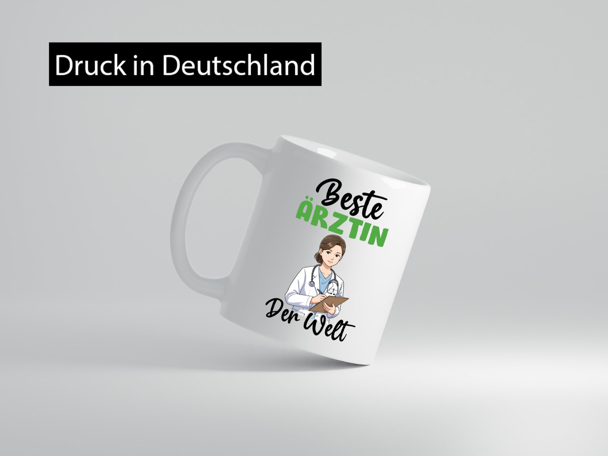 Beste Ärztin | Medizin Doktorin Fachärztin v2 Humor Geschenkidee Tasse
