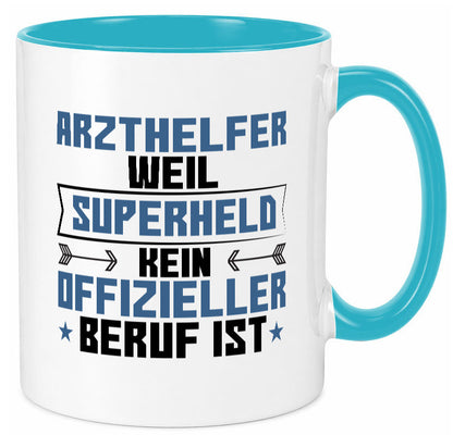 Superheld Arzthelfer | Fachangestellter Medizin Geschenk Humor Geschenkidee