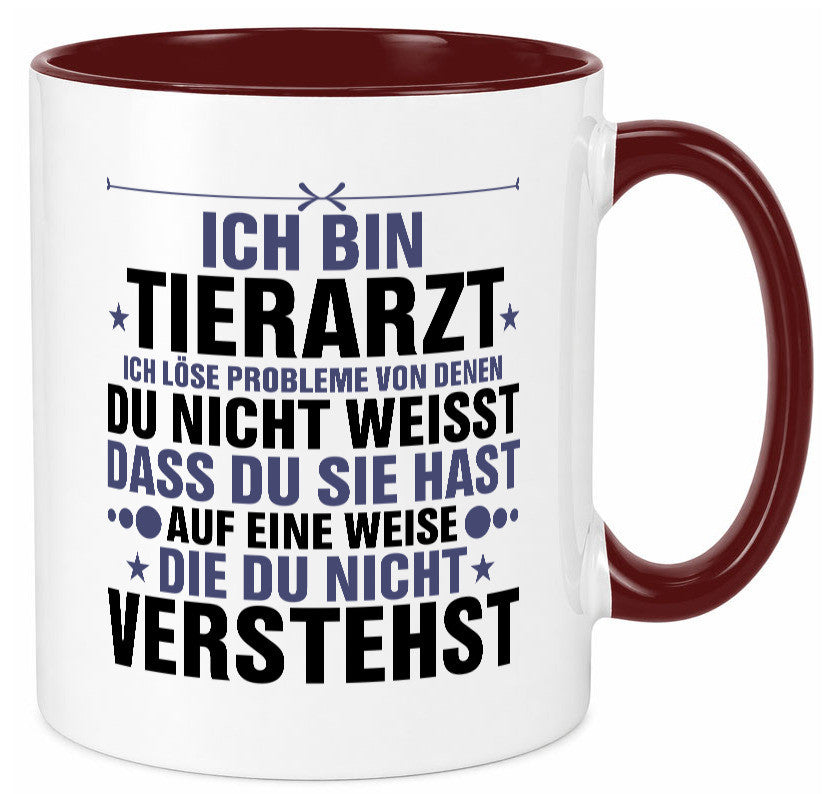 Löse Probleme: Tierarzt | Tiermedizin Mediziner Geschenk Tierliebhaber Humor