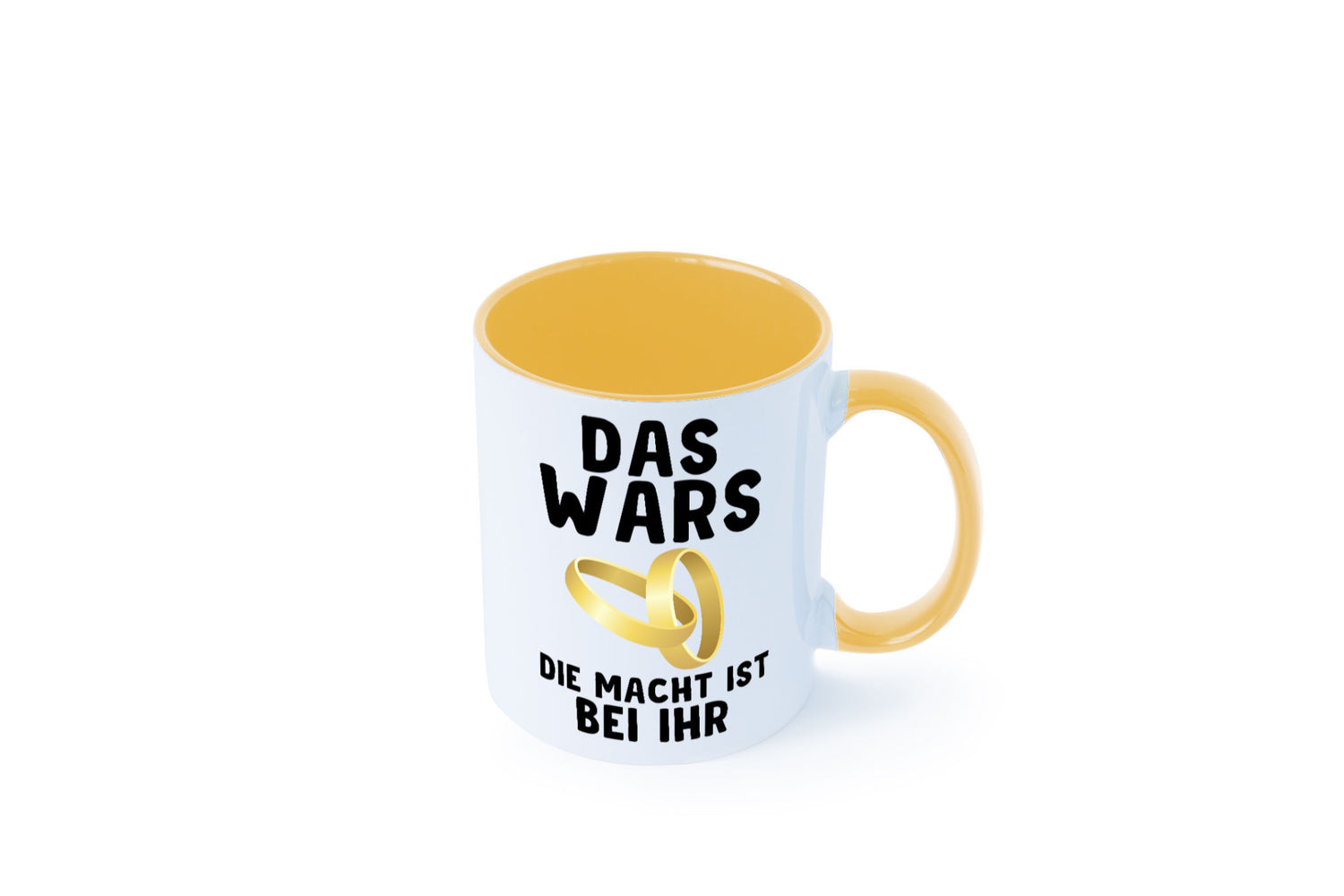 Die macht ist bei ihr | Hochzeit Tasse Ehemann Ehe Geschenk Humor Geschenkidee