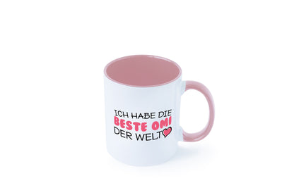 Beste Omi der Welt | Oma Tasse Geburtstag Muttertag lustig Familie Geschenkidee