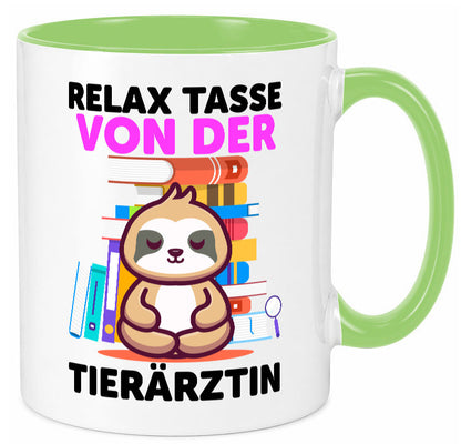 Relax Tasse: Tierärztin | Mediziner Tiermedizin Humor Tierliebhaber