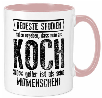 Neuste Studien: Koch | Chefkoch Humor Arbeit Kollegen Büro Geschenkidee Tasse