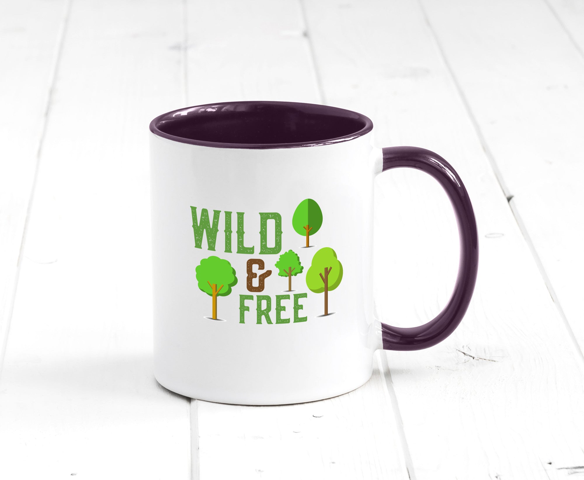 Wild and free | Freiheit Camper Hobbycamper Geschenkidee Humor Tasse
