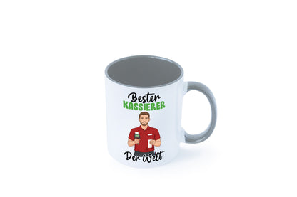 Bester Kassierer v2 Geschenkidee Humor Tasse