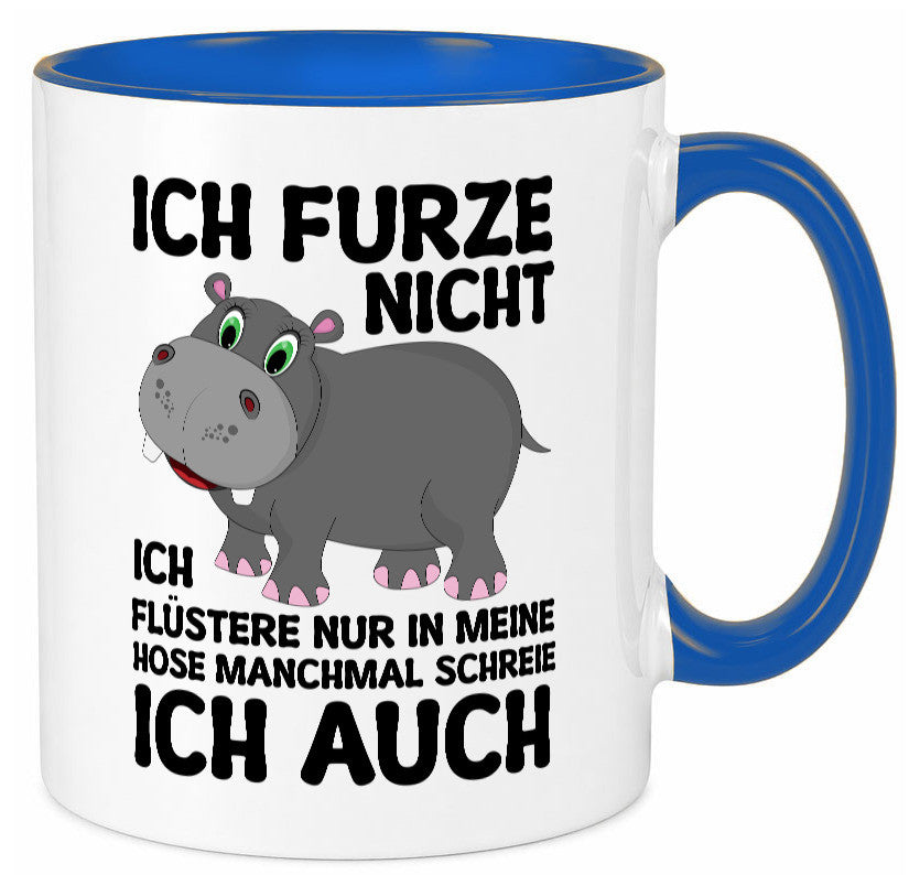 Ich furze nicht | furznilpferd v2 Humor Geschenkidee Tasse