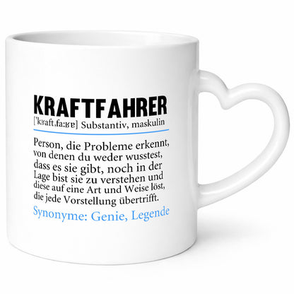 Kraftfahrer | Humor Lastwagen LKW Fahrer lustiger Spruch Geschenk Geschenkidee