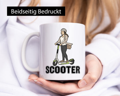 Scooter Tasse | Scooterfahrer Motiv Jungs Jungen lustig Humor Geschenkidee