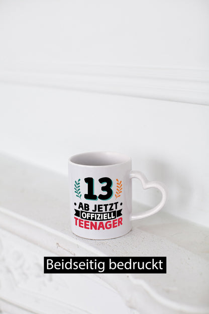 13. Geburtstag | Mädchen Tasse Teenager Spruch vl7 lustiger Geschenk