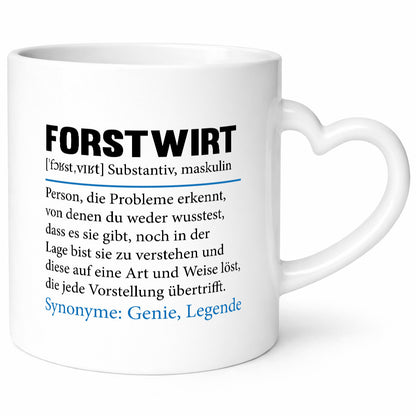 Forstwirt | Spruch Beruf Waldarbeiter lustig Geschenkidee Arbeit Kollegen Büro