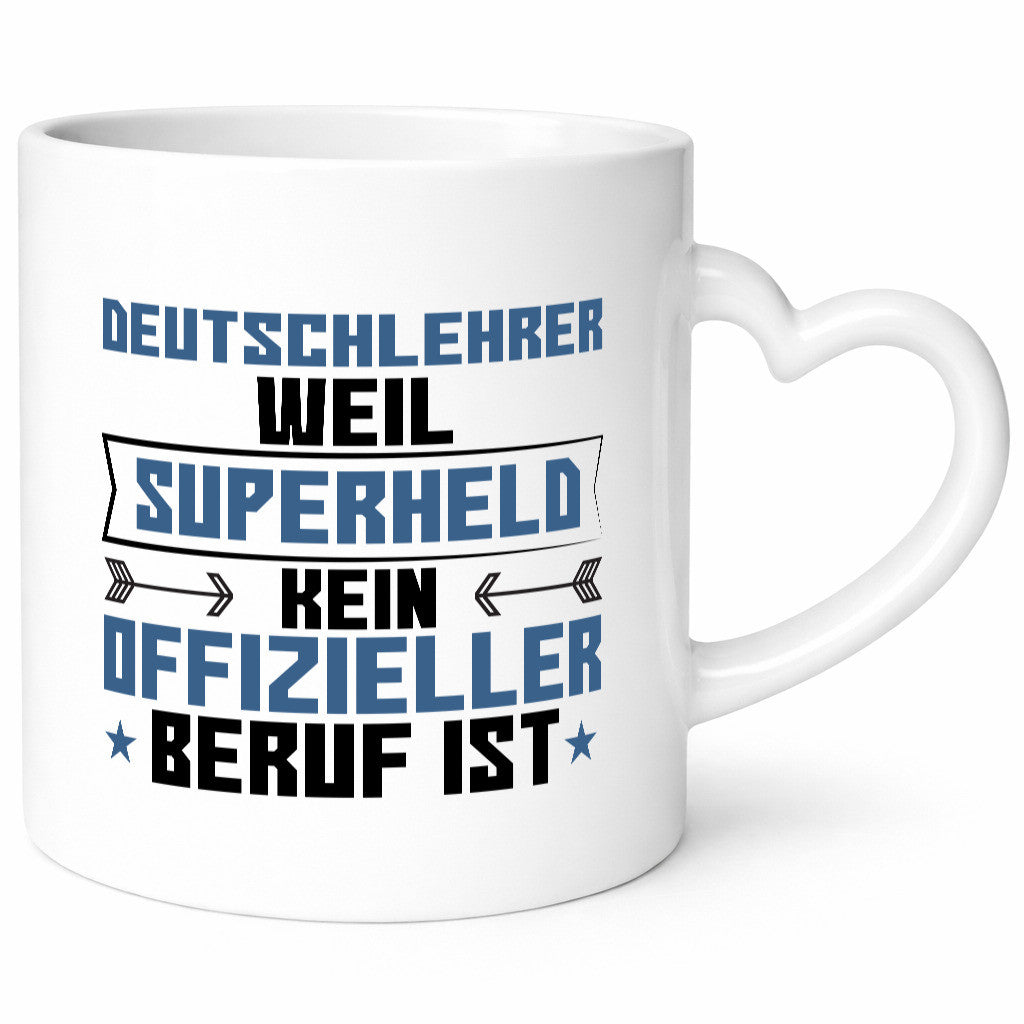Superheld Deutschlehrer | Lehrer Schule lustiger Spruch Geschenk Humor