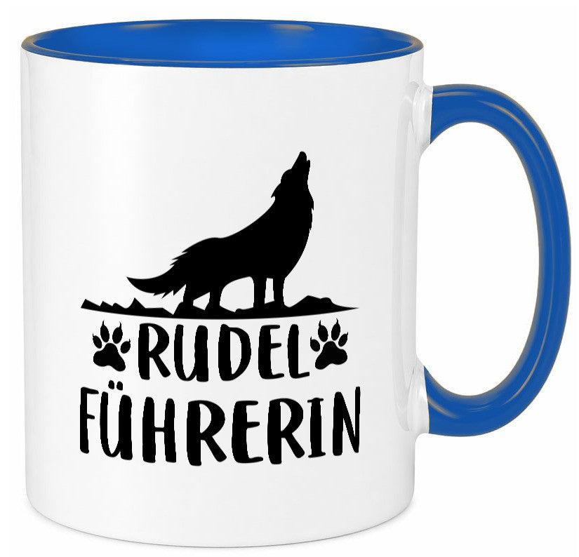 Rudelführerin | Frauen Tasse Hundebesitzerin Hund lustiger Spruch Geschenk