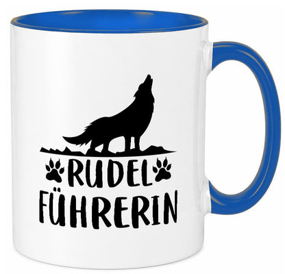 Rudelführerin | Frauen Tasse Hundebesitzerin Hund lustiger Spruch Geschenk