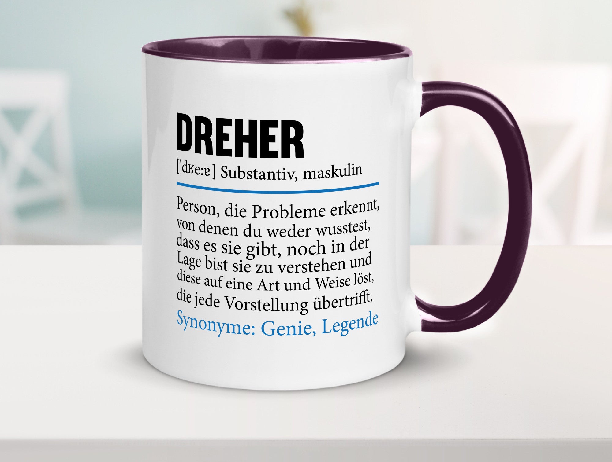 Dreher Humor | Fräser Zerspannungsmechaniker Geschenkidee Tasse