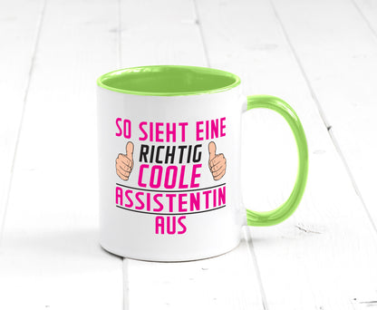Richtig Coole Assistentin | Assistenz Hilfskraft lustig Humor Geschenkidee
