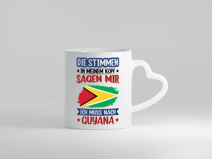 Guyana | Urlaub Stimmen in meinem Kopf Traumland lustig Humor Geschenkidee