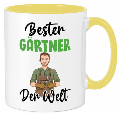 Bester Gärtner | Gartenbau v2 Geschenk Humor Geschenkidee lustiger Spruch Tasse