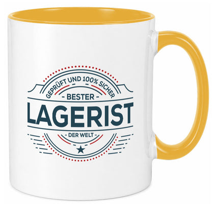 Geprüft und sicher: Lagerist | Lageristen Lager Arbeiter lustiger Spruch