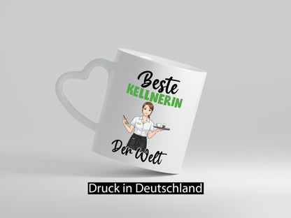 Beste Kellnerin | Beruf kellnern Bedienung v2 Humor Arbeit Kollegen Büro