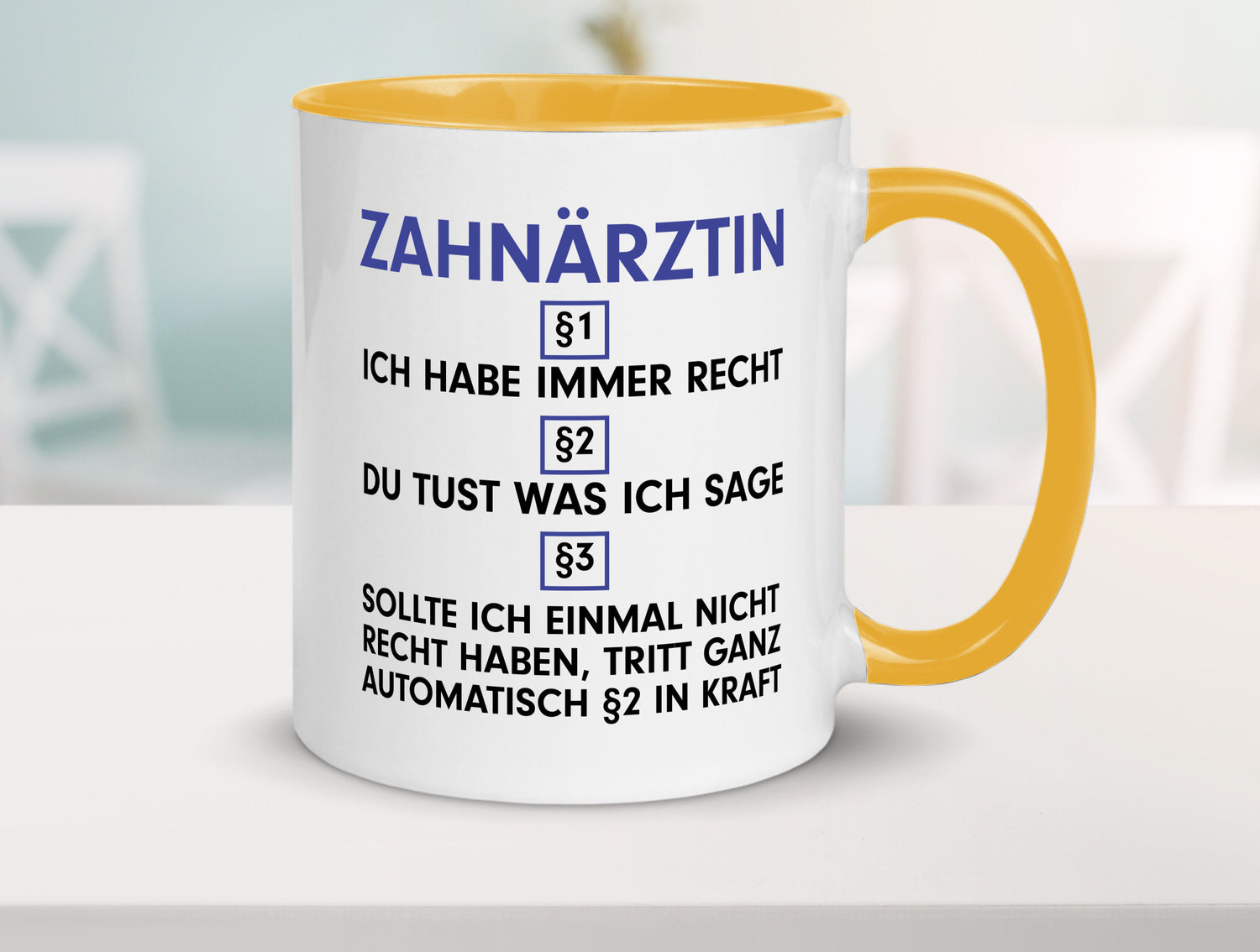Ich habe immer Recht Zahnärztin | Zahnmedizin Beruf v2 Geschenk Arbeit Kollegen