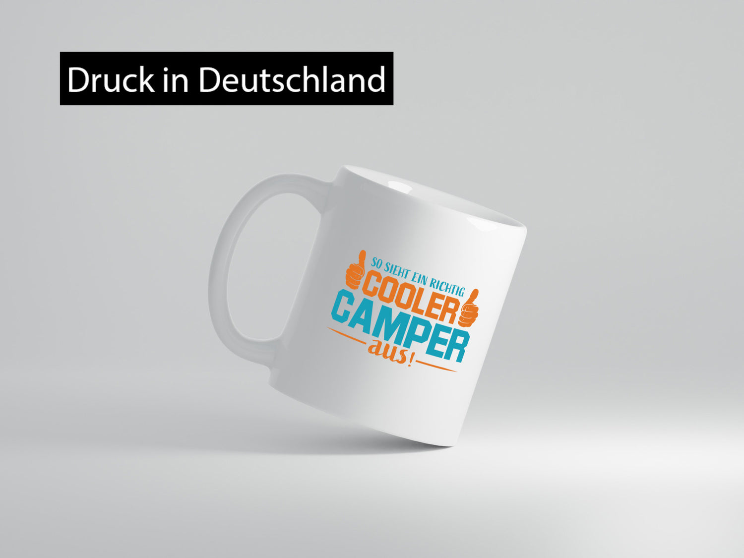 Richtig Cooler Camper | Daumen hoch Geschenk Humor Geschenkidee lustiger Spruch