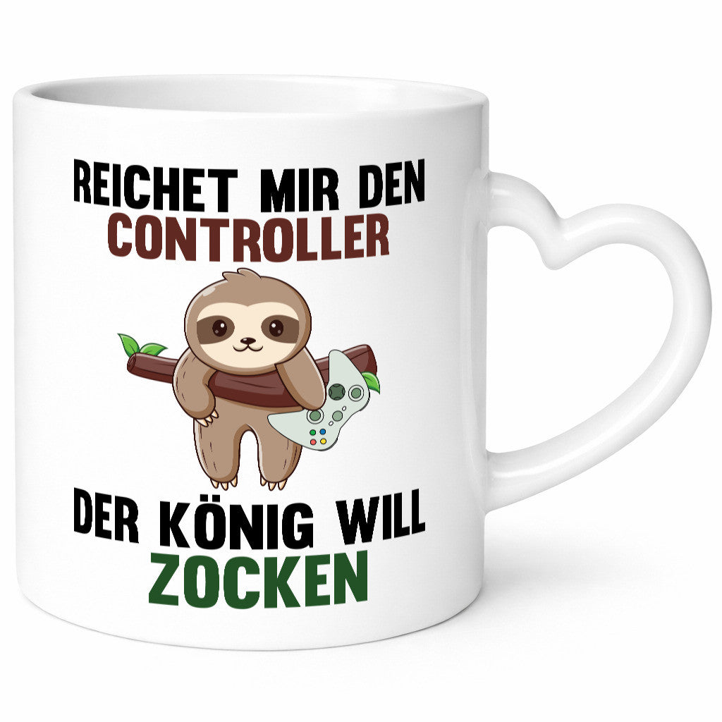 Der gamer will Zocken | Faultier Zocker Geschenkidee Tierliebhaber Humor Tasse