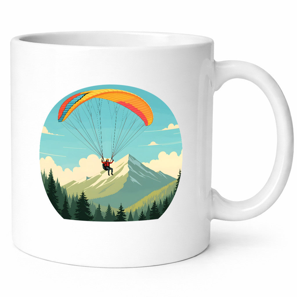 Gleitschirm | Motiv Paragleiter Gleitschirmfliegen vl9 Humor Geschenkidee Tasse