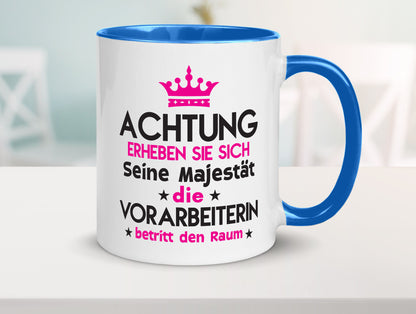 Seine Majestät Vorarbeiterin | Kollegin Teamleiter lustig Arbeit Kollegen Büro