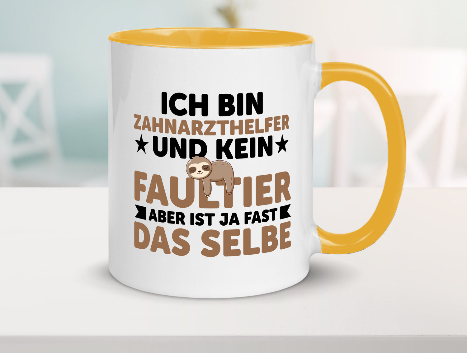 Ich bin kein Faultier: Zahnarzthelfer | Zahnmedizin Humor Tierliebhaber