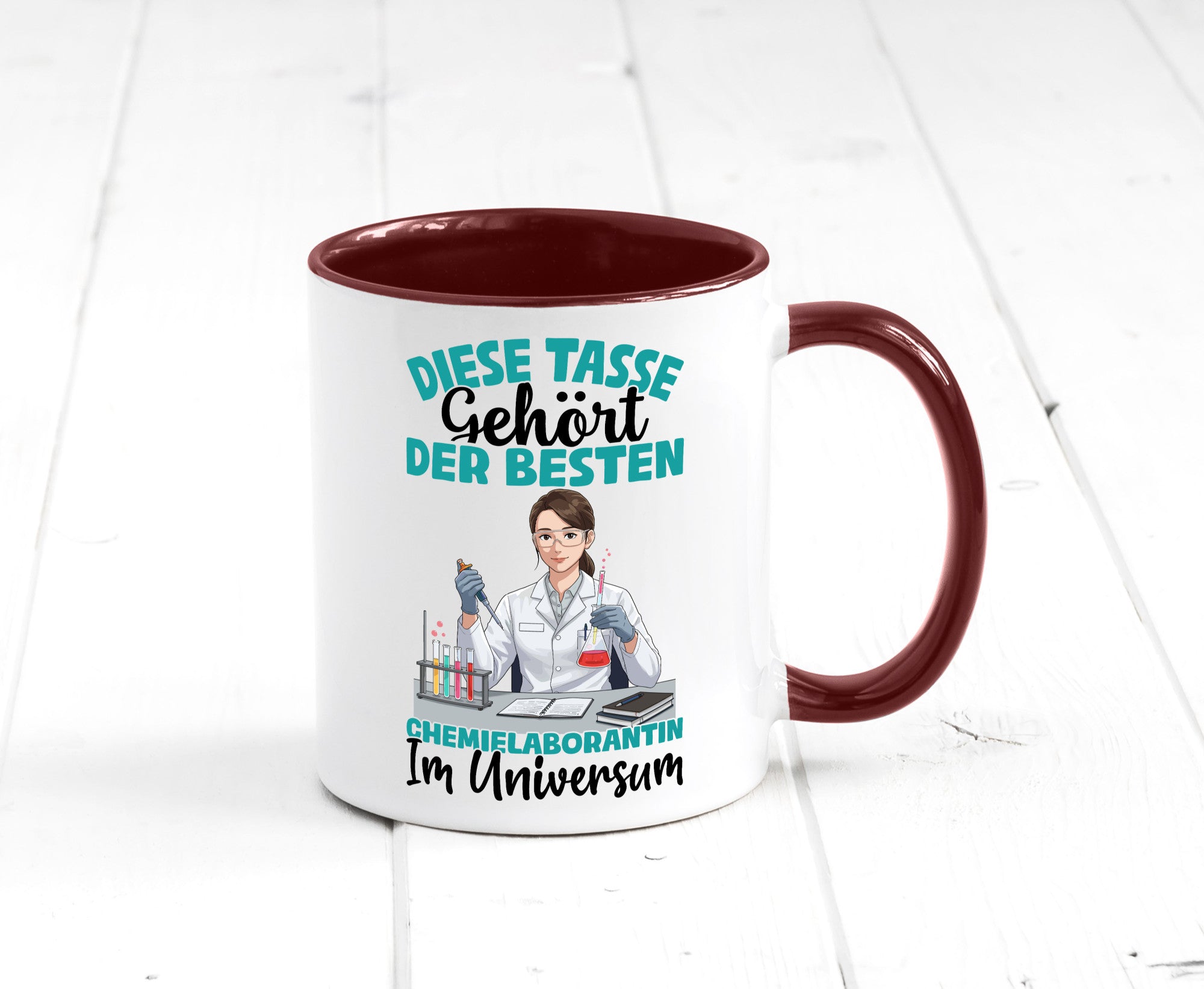 Im Universum: Chemielaborantin | Laborantin Chemie lustiger Spruch Geschenk