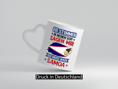 Samoa | Urlaub Stimmen in meinem Kopf Traumland lustiger Spruch Geschenk Humor