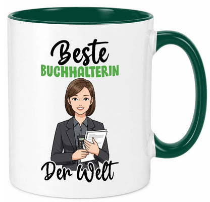 Beste Buchhalterin | Buchhaltung Humor v2 lustig Geschenkidee Geschenk Tasse