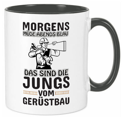 Jungs vom Gerüstbau | Gerüstbauer Tasse Baustelle Geschenk Humor Geschenkidee