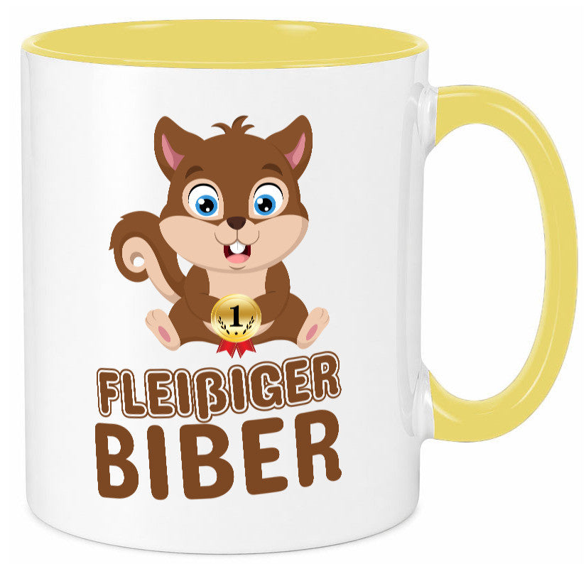 Fleißiger Biber | Motiv Tasse Kinder Geburtstag lustig Geschenkidee Geschenk