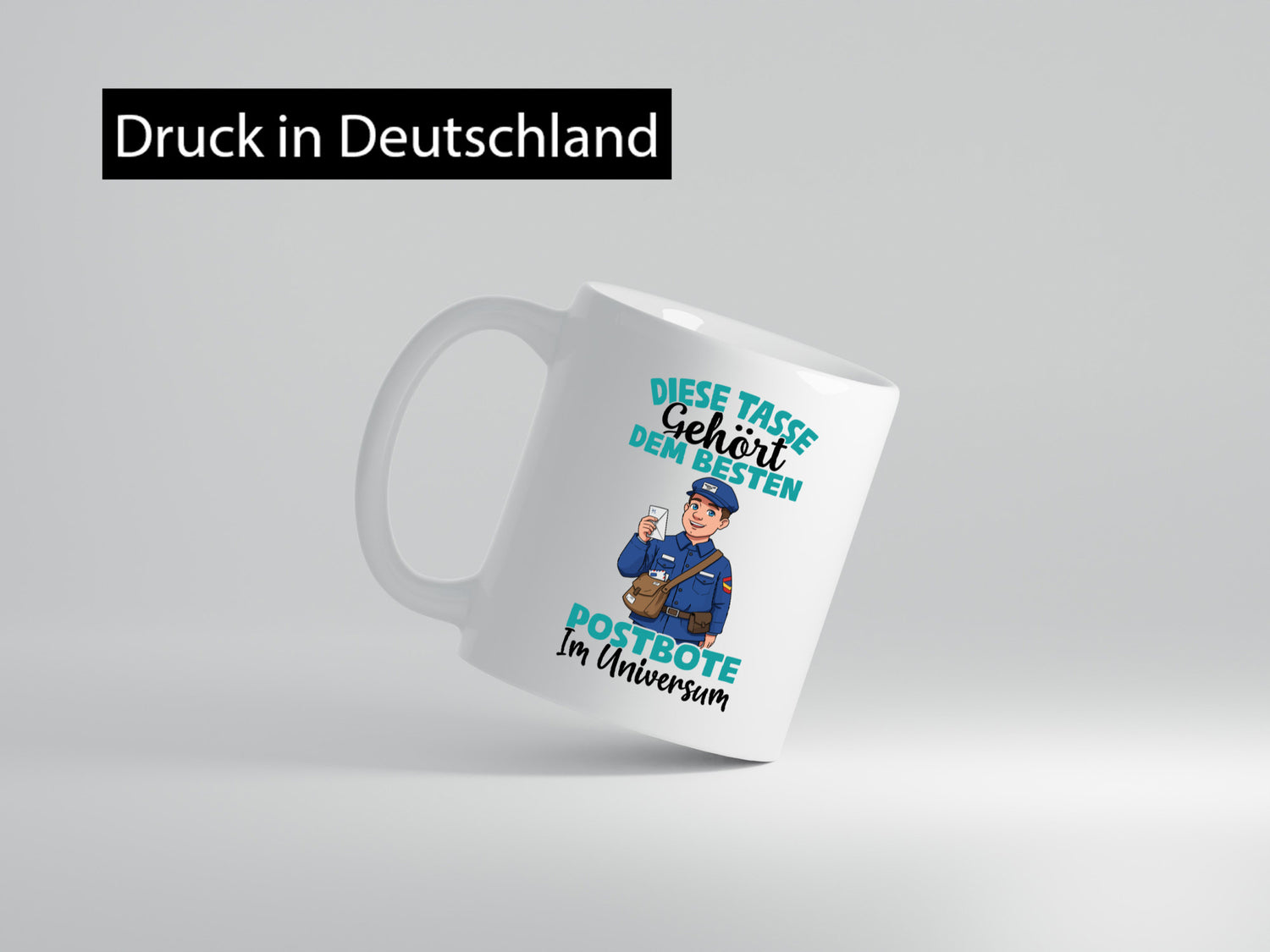 Im Universum: Postbote | Beruf Post Briefträger Humor Arbeit Kollegen Büro