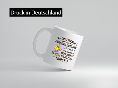 Krankenschwester kennt Medikamente| Küken | Stethoskop lustiger Spruch Geschenk