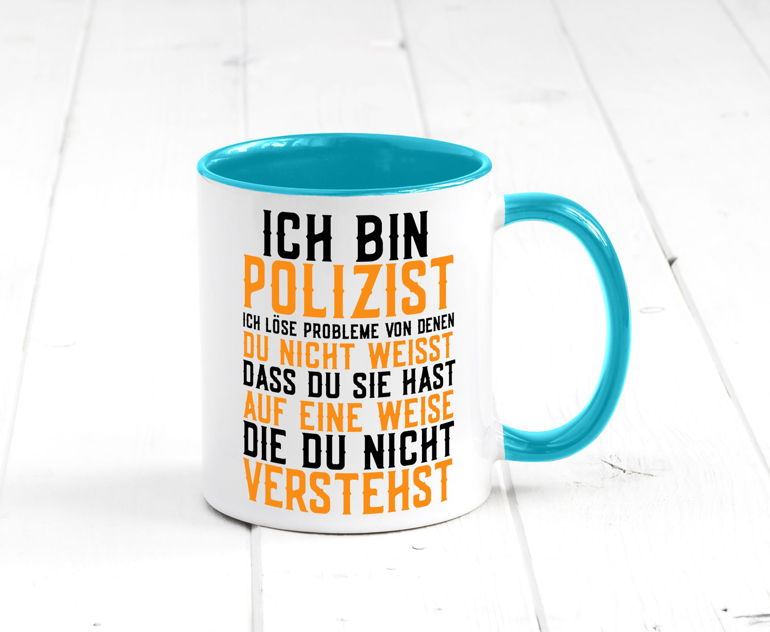 Ich bin Polizist | Polizei Beruf Job lustiger Spruch Geschenk Arbeit Kollegen