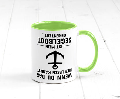 Segler Tasse | Segelboot Humor Kapitän Spruch Witz Geschenkidee