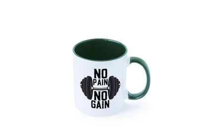 No Pain Gain | Training Motivation Fitness Pumpen lustig Humor Geschenkidee