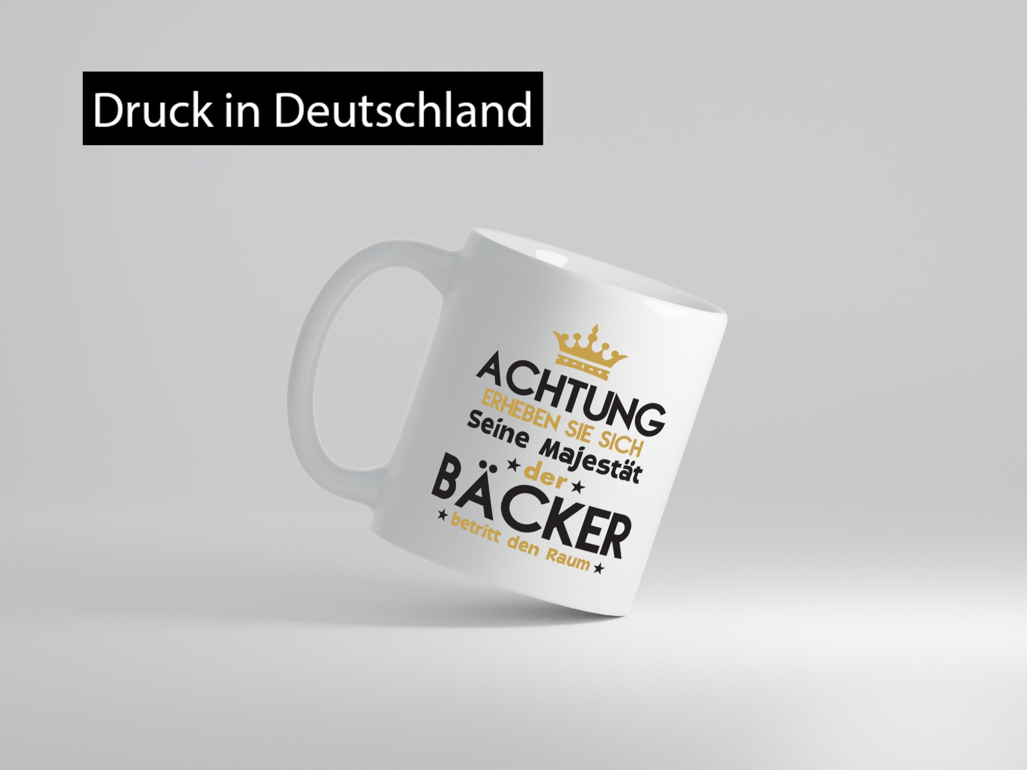 Seine Majestät Bäcker | Bäckerei Backen Konditor Geschenk Humor Geschenkidee